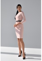 Бізнес-сукня у кольорі нюд