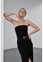 Чорна сукня максі