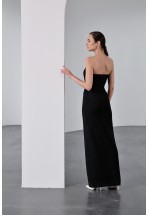 Чорна сукня максі