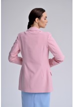 Класичний жакет у ніжно-рожевому кольорі