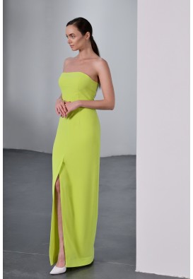 Вечірня сукня в жовтому кольорі