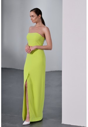 Вечірня сукня в жовтому кольорі