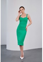 Зелена сукня-футляр