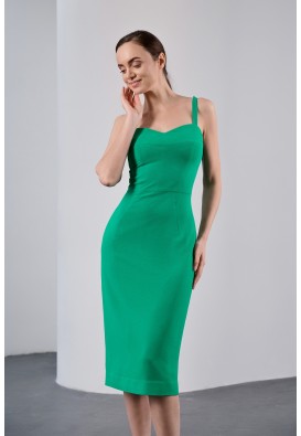 Зелена сукня-футляр