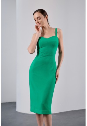 Зелена сукня-футляр