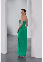Зелена вечірня довга сукня