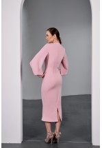 Жіночна коктейльна сукня в рожевому кольорі