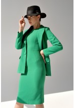 Зелений класичний жакет