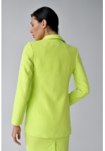 Жовтий діловий жакет