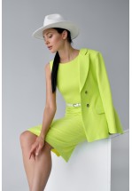 Жовтий діловий жакет
