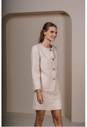 Коротка спідниця із твіду