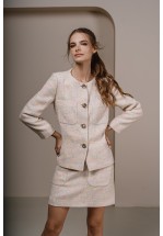 Коротка спідниця із твіду