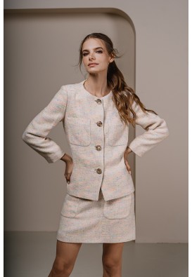 Жакет із твіду в стилі тиха розкіш