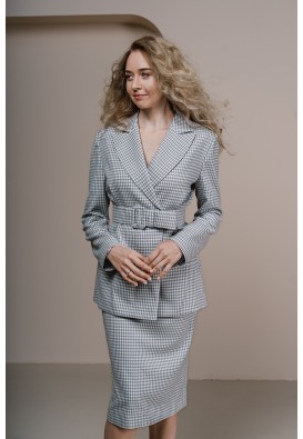 Спідниця довжини міді в бізнес стилі