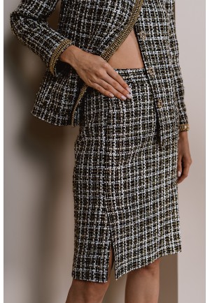 Спідниця із розкішного твіду