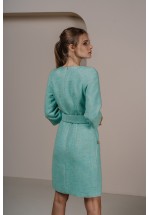 Твідова сукня з рукавом-регланом