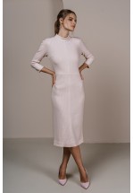 Трикотажна тепла сукня довжини міді