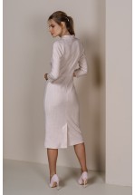 Трикотажна тепла сукня довжини міді