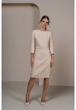 Сукня міді із твіду в стилі тиха розкіш