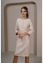 Сукня міді із твіду в стилі тиха розкіш