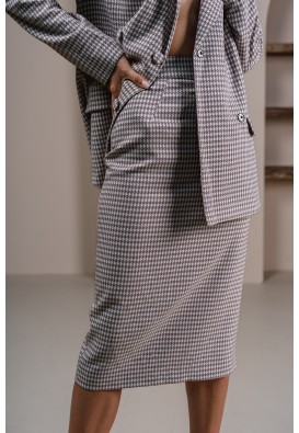 Ділова міді спідниця класичного крою
