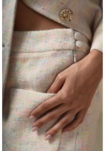 Коротка спідниця із твіду