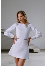 Белое платье мини