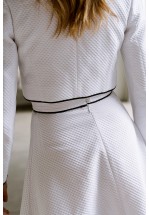 Елегантна біла міді спідниця