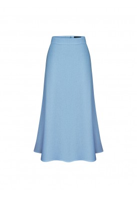 Блакитна спідниця міді