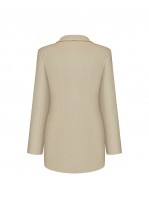 Класичний бежевий жакет