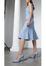 Блакитна спідниця міді