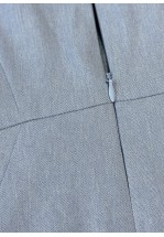 Блакитна сукня міді з поясом