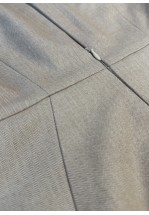 Бежева класична сукня