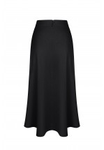 Чорна міді спідниця