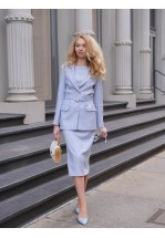 Класичний блакитний жакет