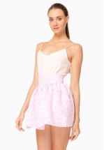 Спідниця міні в рожеві серця