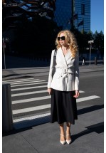 Чорна міді спідниця