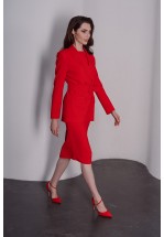 Елегантна червона сукня-футляр