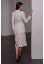 Білий класичний жакет