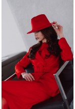 Елегантна червона сукня-футляр