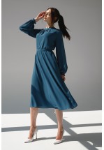 Жіночна сукня міді з шифону