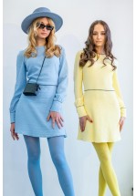 Жовта сукня міні