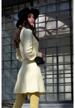 Жовта сукня міні