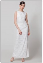 Довга шифонова сукня