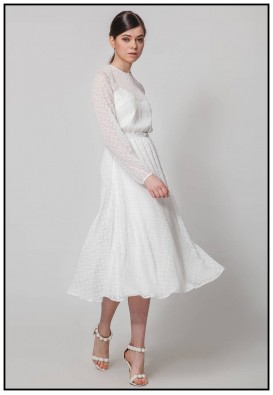 Романтична шифонова сукня міді