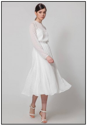 Романтична шифонова сукня міді