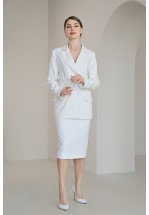 Елегантна біла спідниця