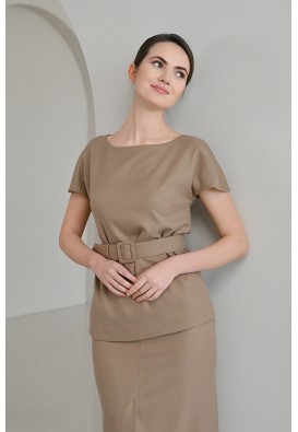 Топ-жакет без рукавів 