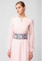 Широкий жаккардовый пояс