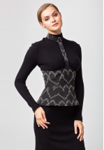 Стильный корсет в сердцах